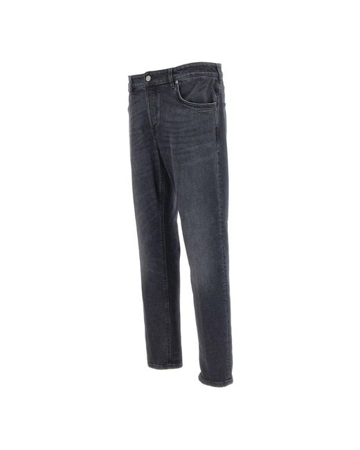 PT Torino Blue Straight Fit Jeans for men