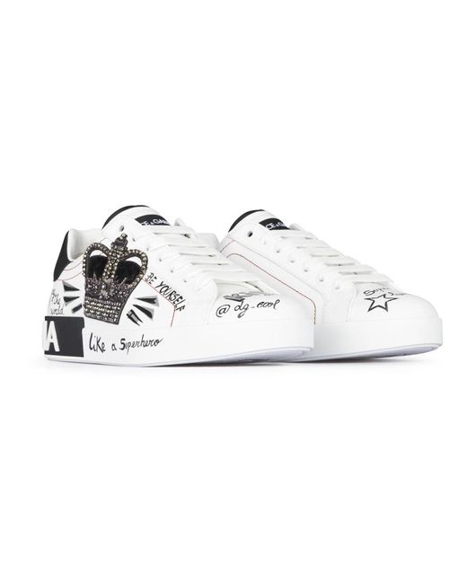 Dolce & Gabbana White Sneakers for men