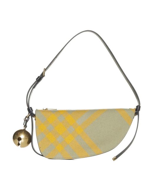 Shoulder Bags di Burberry in Yellow