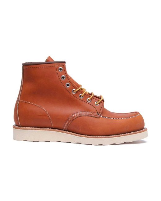 Red Wing Brown Lace-Up Boots for men