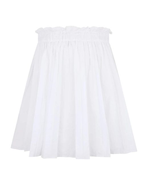 RED Valentino White Short Skirts