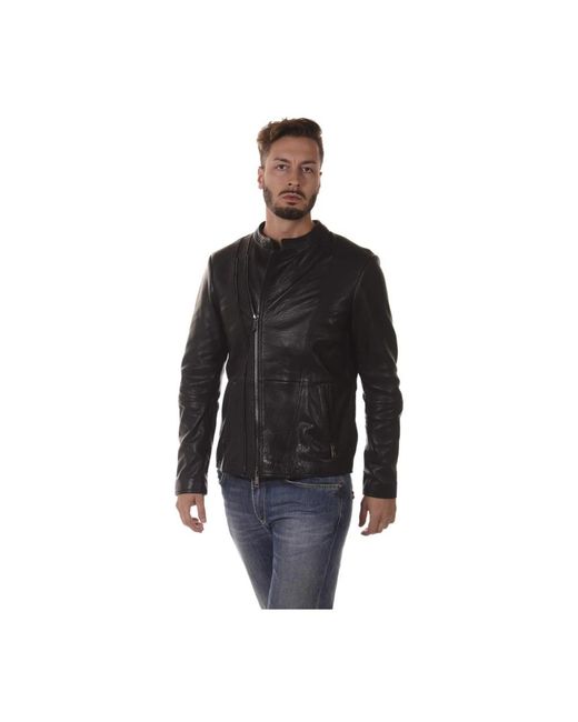 Jackets > leather jackets Armani Jeans pour homme en coloris Black
