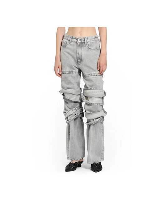 Y. Project Gray Straight Jeans