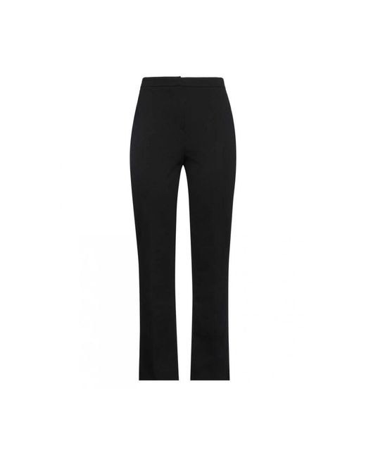 Beatrice B. Black Polyester weite bein tailored hose