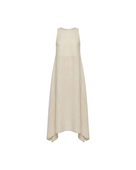 Peserico Natural Maxi Dresses