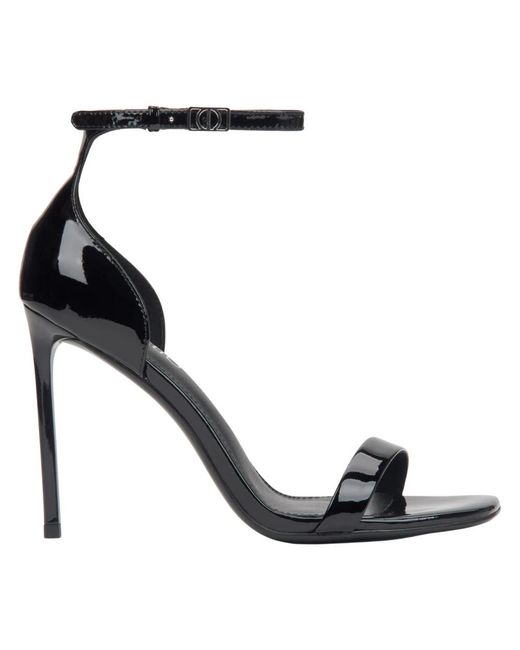 ESTRO Black High Heel Sandals