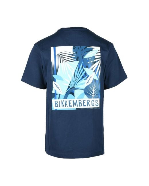 Bikkembergs Blue T-Shirts for men