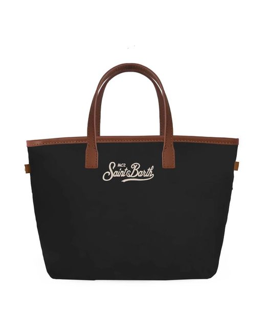 Mc2 Saint Barth Black Shopping Bags