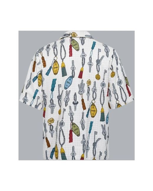 Amiri Blue Short Sleeve Shirts for men