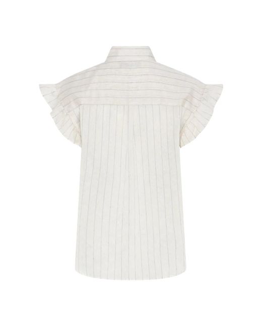Bruuns Bazaar Coccobbbilla Shirt in het White