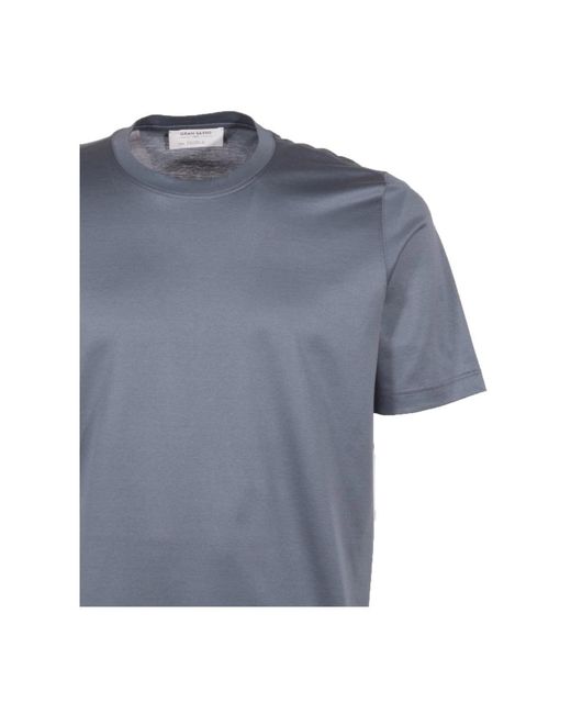 Gran Sasso Blue T-Shirts for men