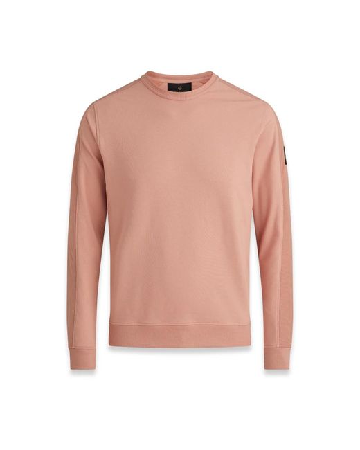 Belstaff Rust fleece sweater in Pink für Herren