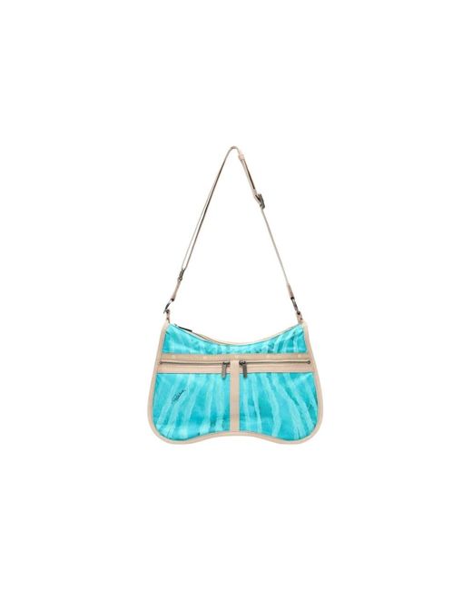 Roberto Cavalli Blue Cross Body Bags