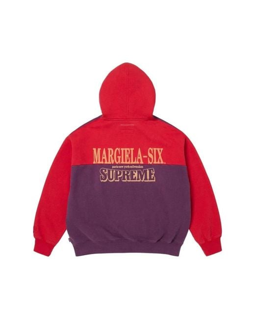 Supreme Red Zip-Throughs for men