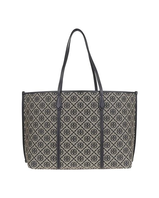 Tote Bags di Tory Burch in Gray