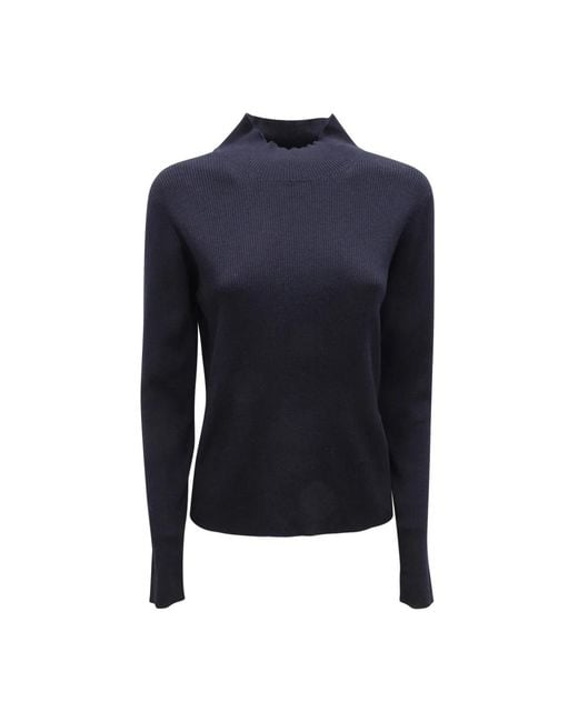 Max Mara Blue Turtlenecks