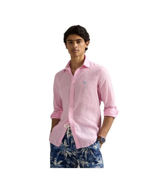 Polo Ralph Lauren Purple Casual Shirts for men