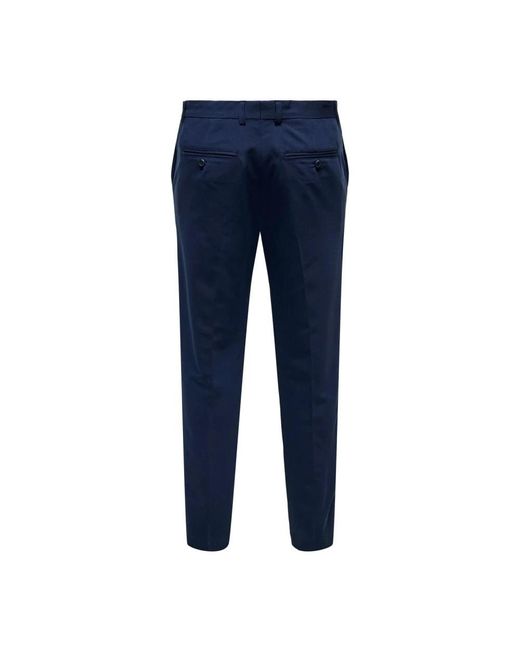 Only & Sons Blue Chinos for men