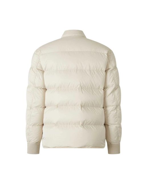 Tom Ford Jassen ,Wit ,Nylon Gewatteerd Nylon Donsjack in het Natural voor heren