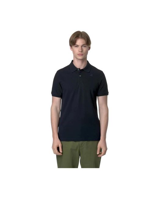 K-Way Blue Polo Shirts for men