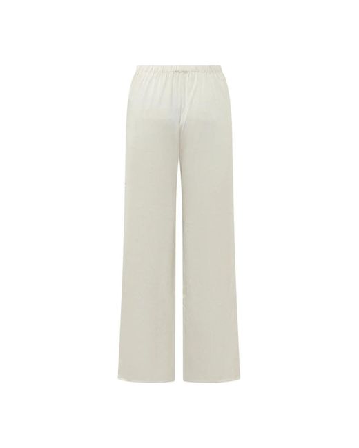 Calvin Klein White Wide Trousers