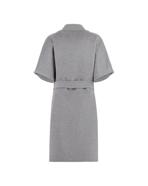 Bottega Veneta Gray Belted Coats