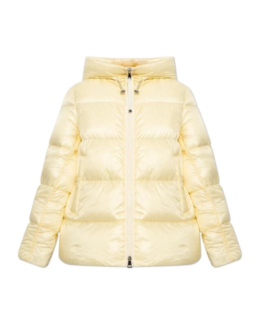 Moncler Jassen ,Geel ,Serittes Down Jacket in het Natural