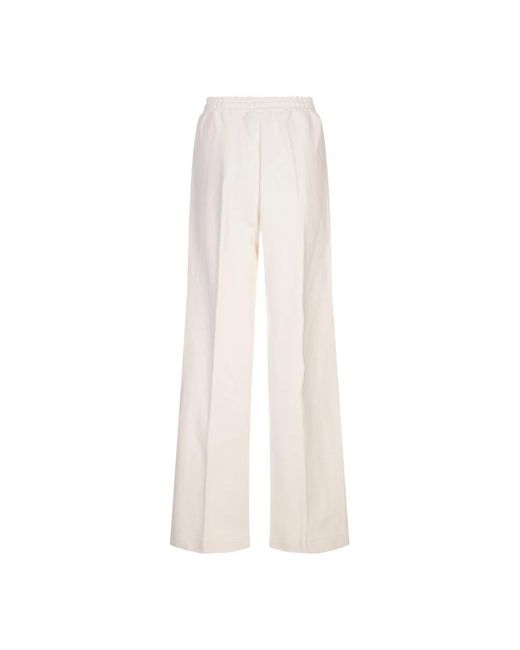 MSGM Wide Trousers in het White