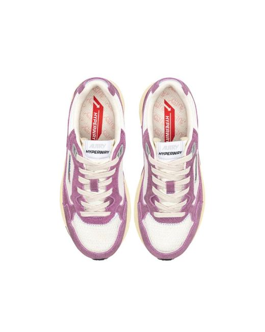 Autry Purple Hyperway Sneakers
