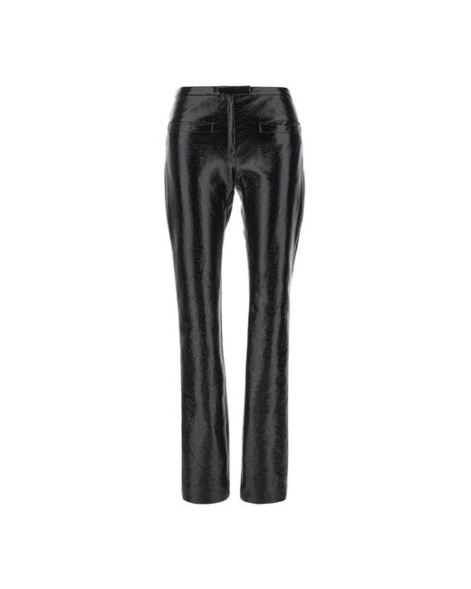 Courreges Black Straight Trousers