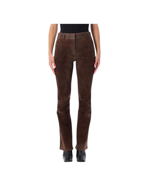Leather Trousers Arma de color Brown