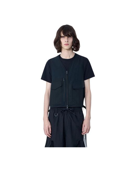Y-3 Blue Vests for men