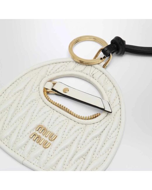 Miu Miu Metallic Keyrings