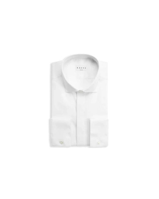 Xacus White Formal Shirts for men