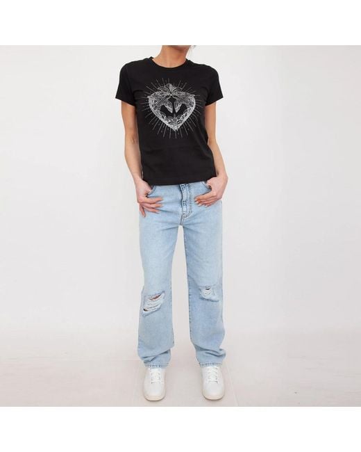 Pinko Blue Wide Jeans