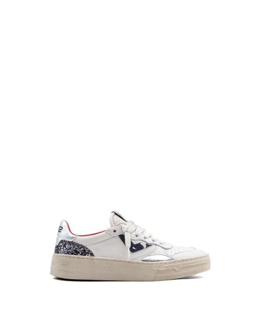 4b12 White Hyper Sneaker