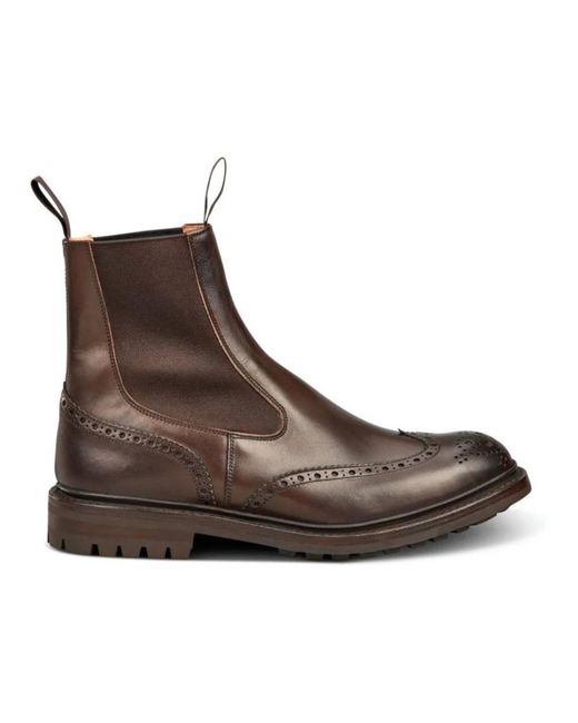 Tricker's Brown Chelsea Boots for men