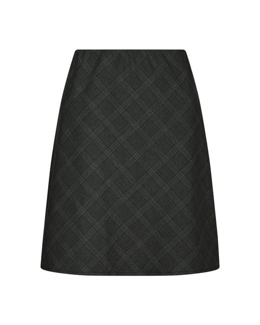 Neo Noir Leather Skirts in het Black