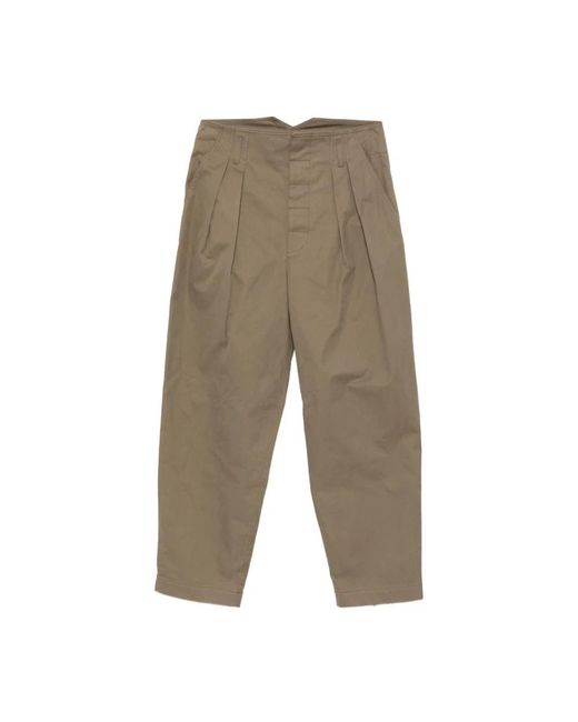 Straight Trousers di Moschino in Green