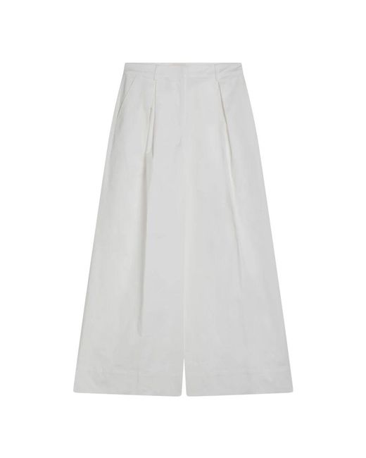 THE GARMENT White Baggy loose hose
