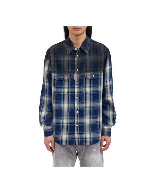 DSquared² Blue Casual Shirts for men
