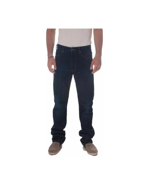 Armani Jeans Blue Straight Fit Jeans for men