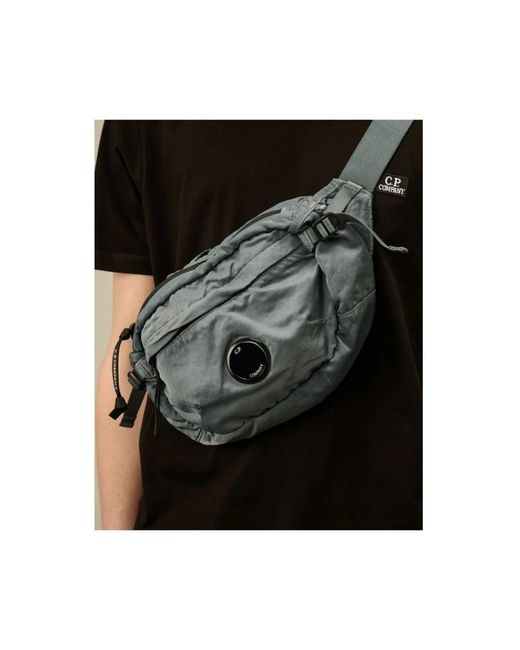 C P Company Green Bum Bags for men