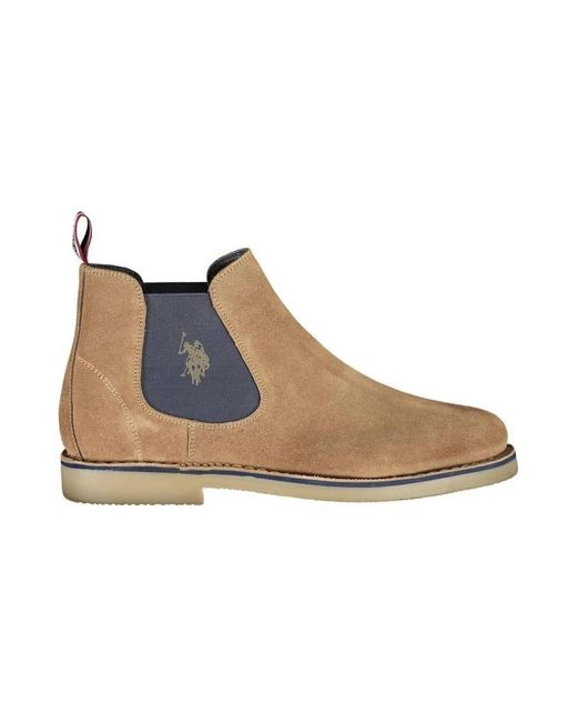 U.S. POLO ASSN. Polyester Stiefeletten Mit Elastik in Blue für Herren