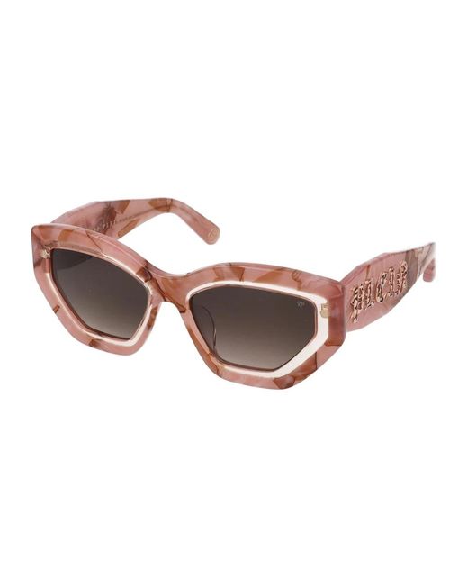 Philipp Plein Brown Sunglasses