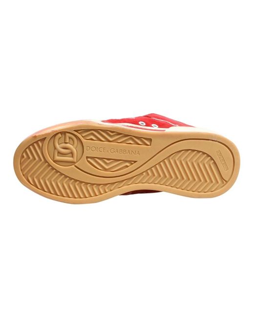 Dolce & Gabbana Red Sneakers for men