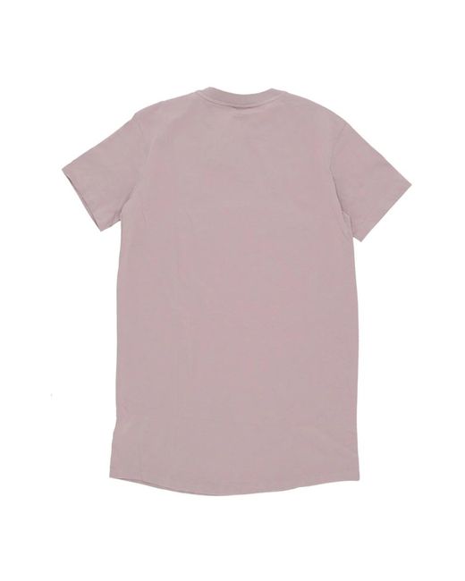 Nike Fitness ,Grijs ,Taupe/Wit Jurk Tee in het Purple