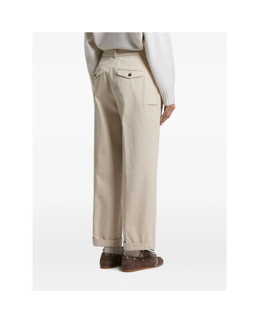 Peserico Natural Tapered Trousers