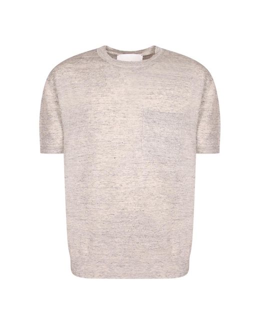 Amaranto Natural Round-Neck Knitwear for men