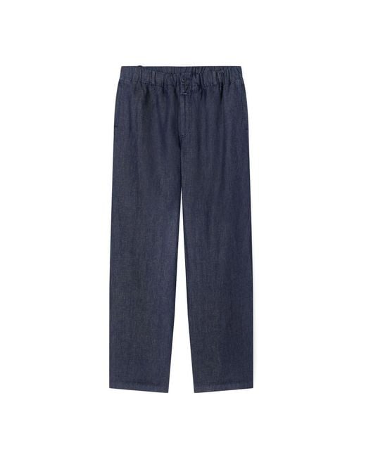 Closed Blue Straight Jeans for men